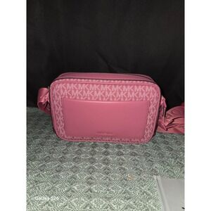 20. Michael Kors Maeve Large EW Pocket Crossbody Bag Rosewood Pink 32T5TSVC9B